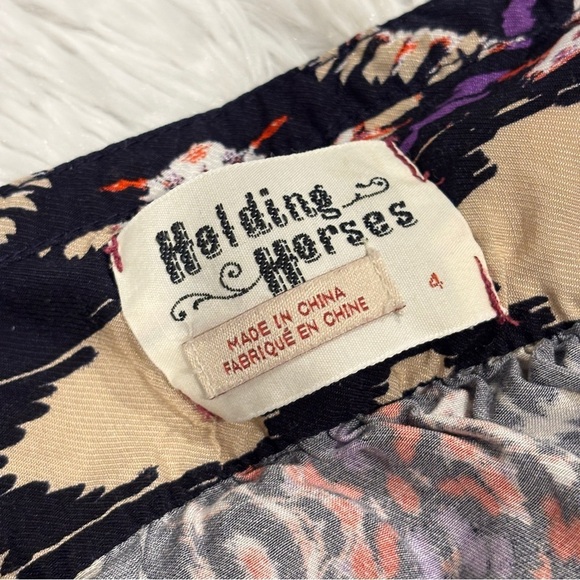 Anthropologie Holding Horses Mira Ikat Western Dress Size 4 - Picture 8 of 10